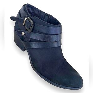 STEVE MADDEN Grunge Boho Suede Strappy Leather Ankle Booties | Women’s Size 8.5